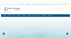 Desktop Screenshot of gwadarinternational.com